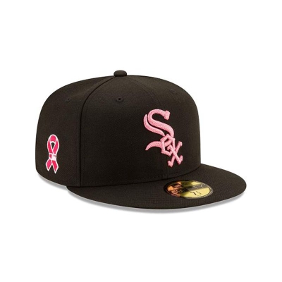 Chicago White Sox Gorra | New Era MLB Mother's Day 59fifty Fitted Cap Mexico - Negros